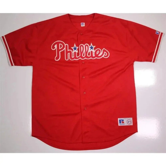 Russell Athletics Philadelphia Phillies Vintage 80s 90s Jersey Men's 3XL